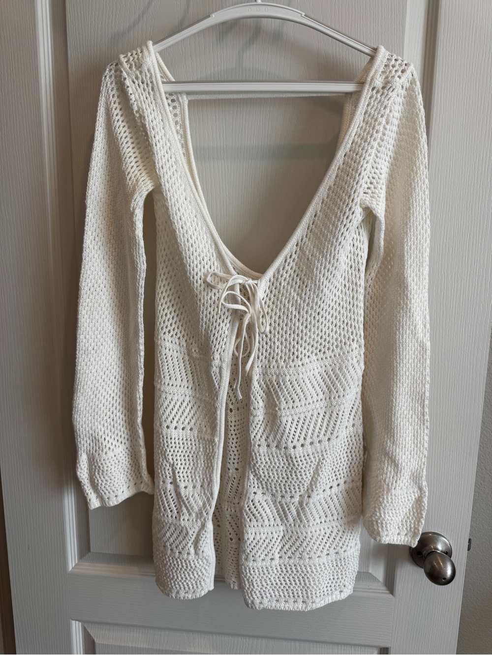 Hollister Swim Coverup Crocket Cardigan/Dress